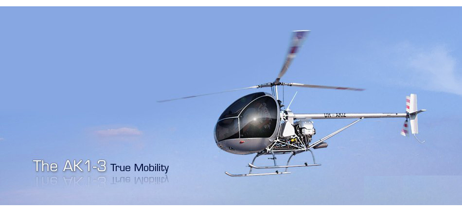 Aerocopter AK1-3　直升机