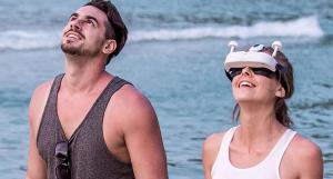 亿航最新GHOSTDRONE 2.0无人机：VR还是天线宝宝