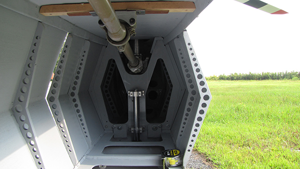 The DP-14 Hawk’s internal cargo area is 23 cubic feet, over 6 feet long, and over 20 inches wide.