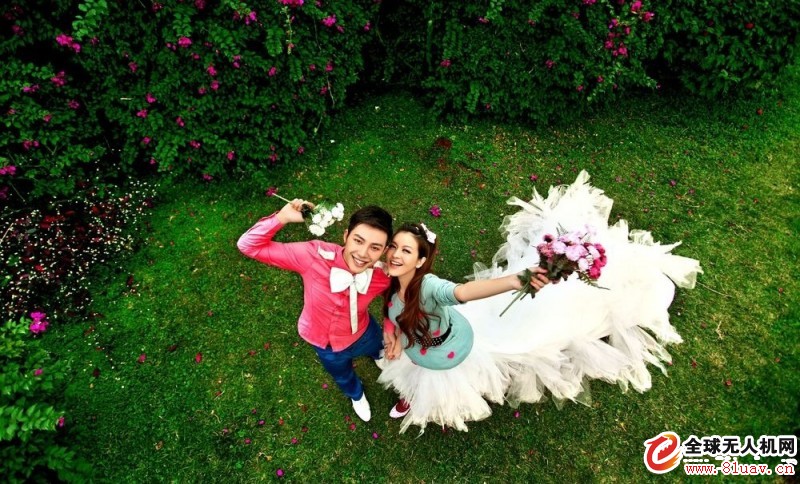 空中看到的你，别样的美丽 —— 易瓦特带来不一样的新婚视角