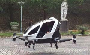 亿航载人无人机进行多项测试