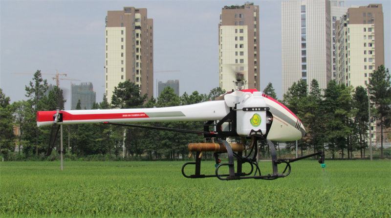 博航 油动单旋翼植保无人机
