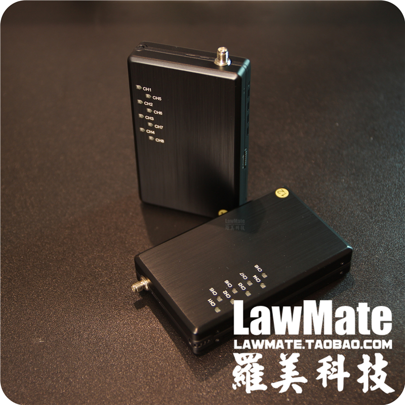 lawmate罗美科技1.2G1000mw高清1W无线音视频发射接收器监控图传