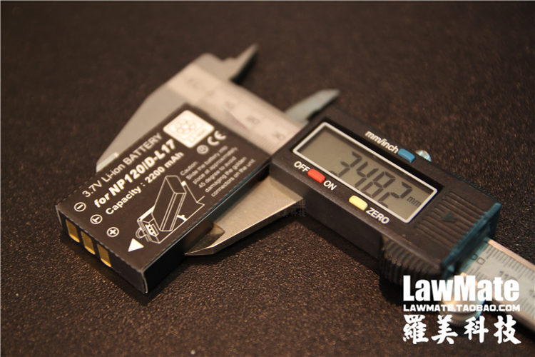 lawmate罗美科技接收器全频扫描仪原装2200mAh大容量聚合物锂电池