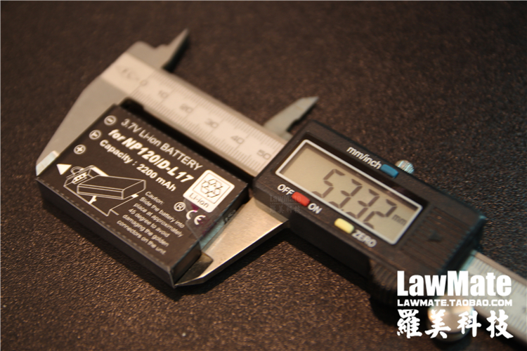 lawmate罗美科技接收器全频扫描仪原装2200mAh大容量聚合物锂电池