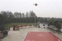 成都首现无人机送货 5公里路程7分钟完成