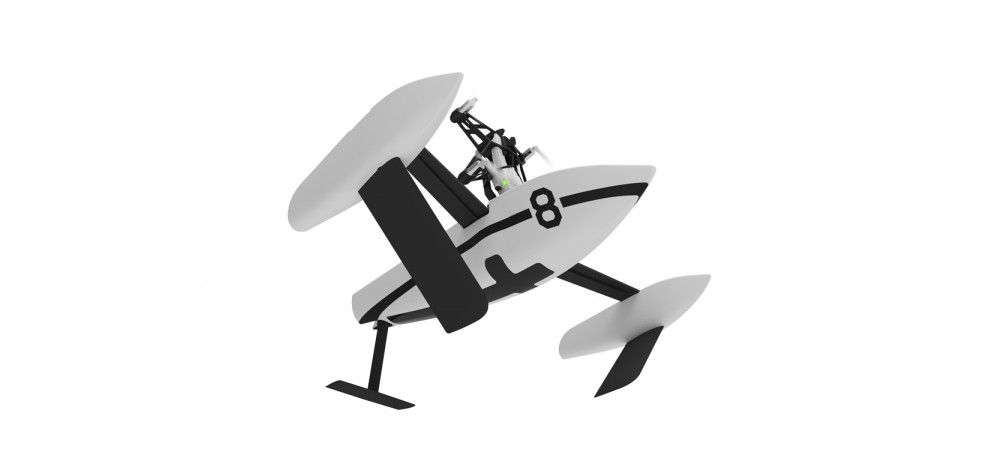 法国派诺特 Parrot hydrofoil 水翼艇 水空两用 水上无人机可拆卸