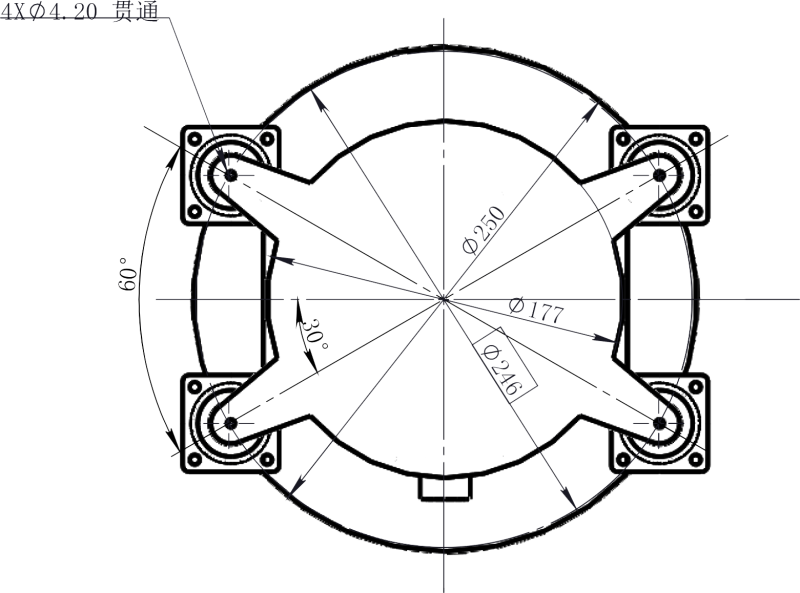 星网通®SCA250型电力巡线光电吊舱