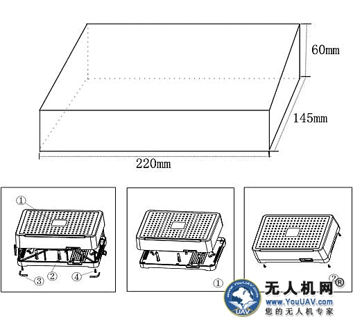 无人机荷载--空气质量AQI气体检测仪