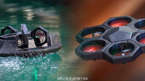 能上天下水的模块化无人机 Airblock 产品图赏