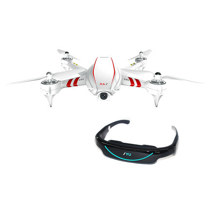 JYU疆域智能无人机 Hornets 智能遥控飞行器飞机 FPV视频眼镜版