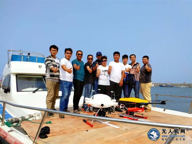 全球首次多旋翼无人机海上近百公里成功挑战