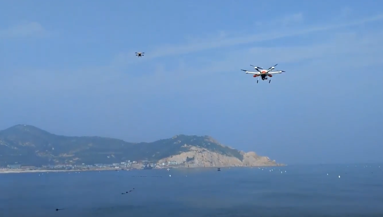 瑞深航空多旋翼百公里跨海挑战