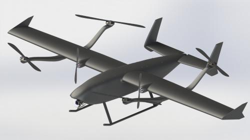 中翼特种装备垂直起降固定翼无人驾驶航空器