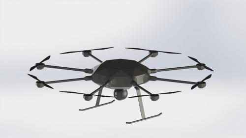 中翼特种装备八旋翼无人驾驶航空器