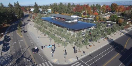 Apple Park无人机航拍：整体施工已进入尾声