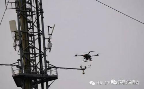 油电混合多旋翼无人机应用于环保监测