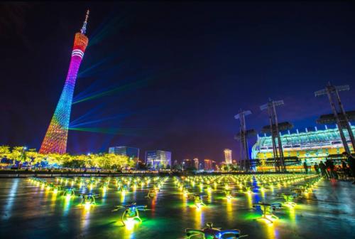 亿航1180台无人机编队《财富》表演，今夜刷爆你的朋友圈了吗？