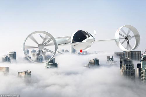 英国公司计划2018年底试飞载人无人机 预售价约18万