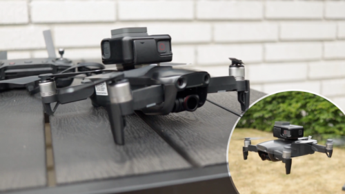 DJI Mavic Air 结合运动相机，媲美 Parrot ANAFI 的低角度航拍？