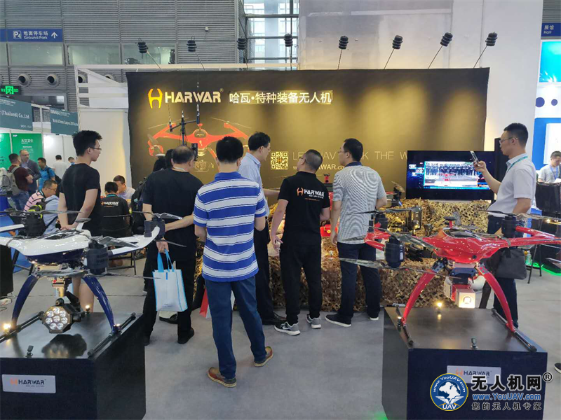 哈瓦“特种装备无人机”亮相深圳无人机展