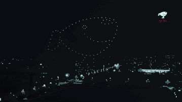 京东集团上空上演惊艳飞行秀 庆合作伙伴iPhone新品正式发布