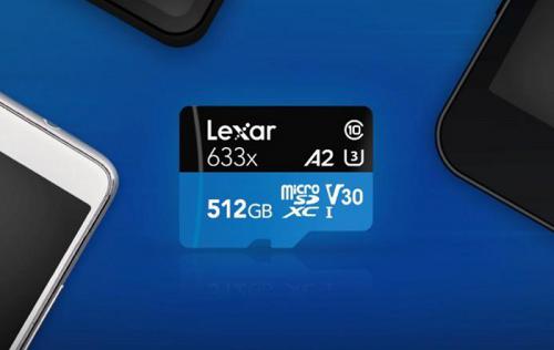 雷克沙发布A2 microSD存储卡新品：容量512GB 售299.99美元