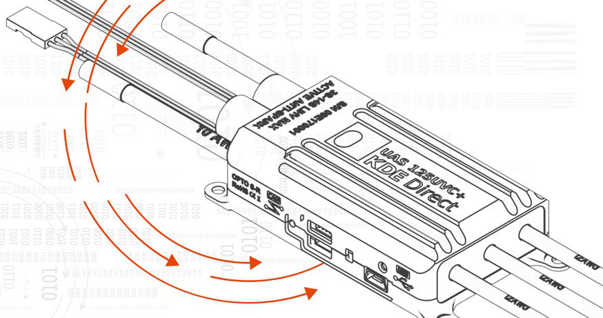 KDE升级无人机ESC和飞行控制器通信协议