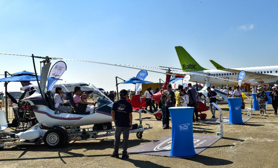 奥捷龙新品旋翼机正式亮相2018珠海航展 新闻发布会圆满结束