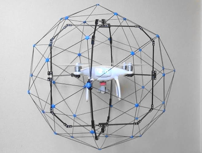 DJI Phantom 4的旋转球无人机护罩