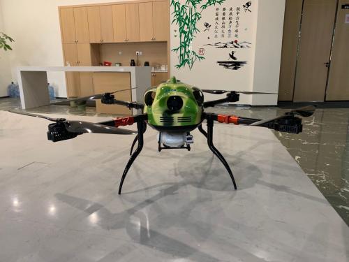 中科灵动油电混合旋翼无人机倾斜摄影应用