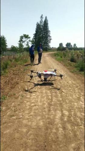 植保无人机助力桑涧镇青年创业发展