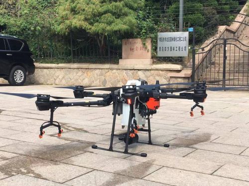 市北区引进植保无人机 为现代园林养护助力