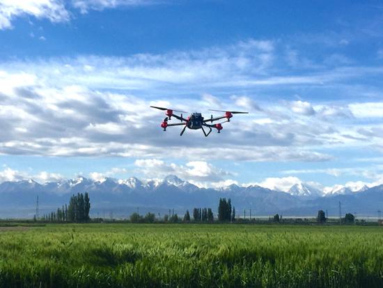 尉犁县组织农民开展无人机植保培训