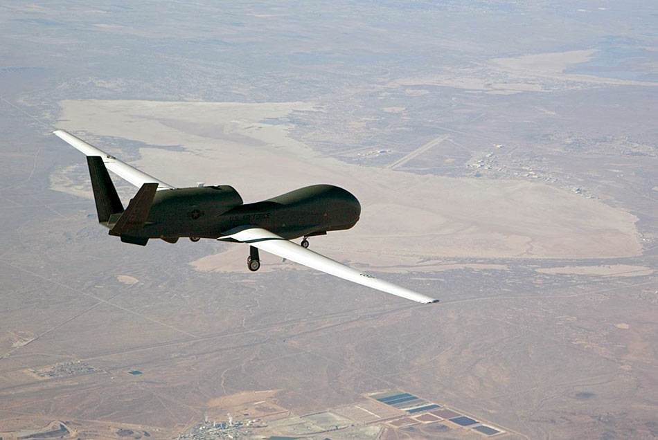 全球鹰无人机抵韩 服役后韩军监视范围将覆盖半岛