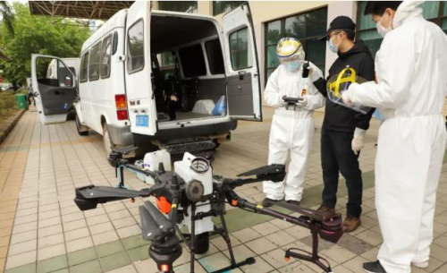 无人机应用新场景助力疫情防控