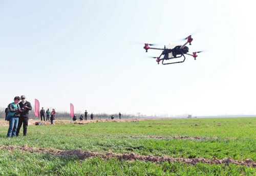 【防控不松 农时不误】无人机植保