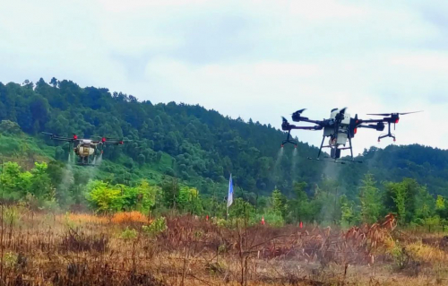 2020年宜宾市植保无人飞机操作技能竞赛在临港翼空智控公司举行