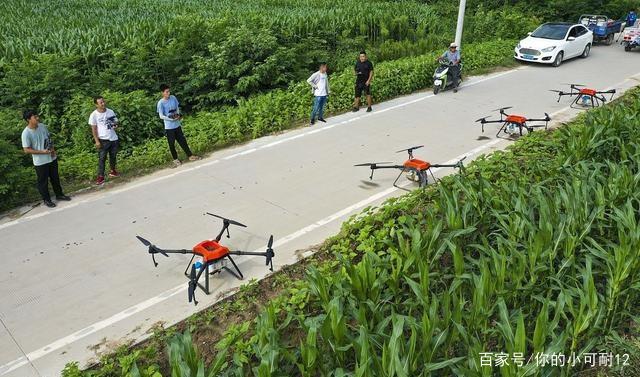 肃宁植保无人机“一喷多效”有助于高产