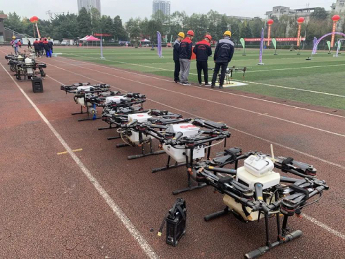 翼空智控参与四川省植保无人飞机操作技能竞赛