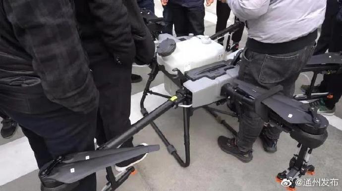 新型植保无人机亮相通州