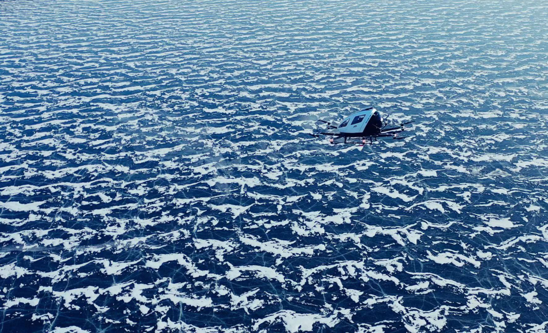 “空中的士”亿航216完成北京首次飞行