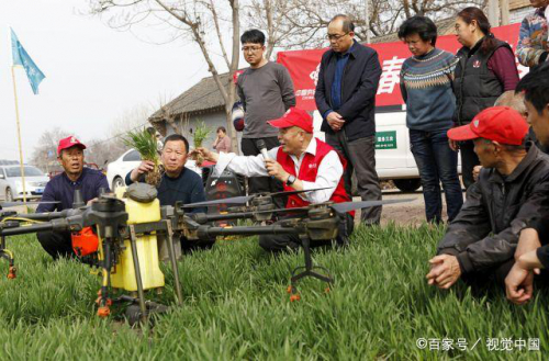 小麦返青时节 植保无人机喷洒农药大显神威 它为何备受青睐