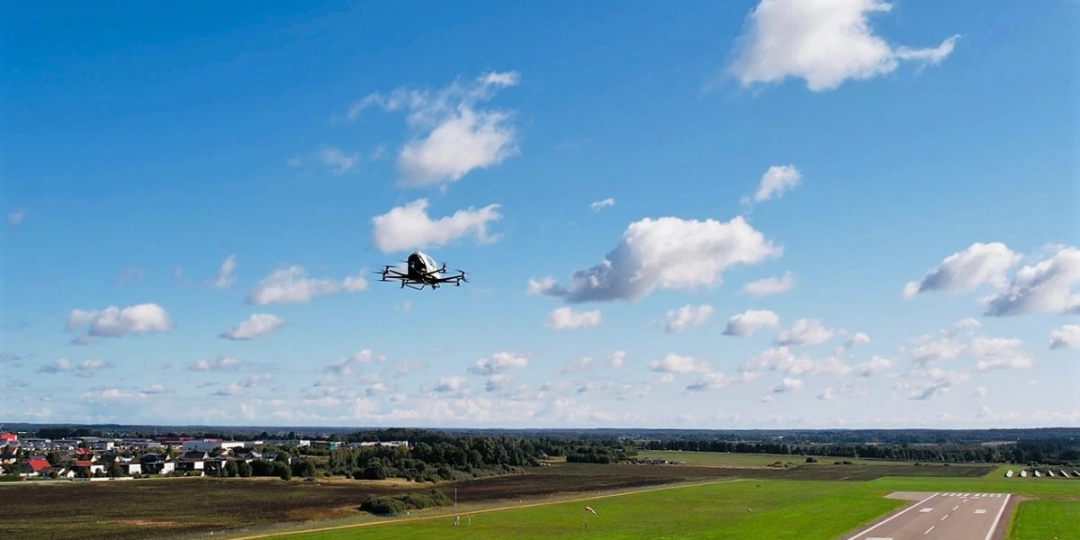 亿航首次在爱沙尼亚试行BVLOS空中出租车飞行