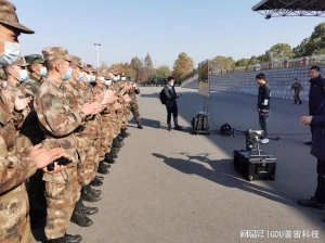 普宙科技赴某士官学校开展无人机飞行演示