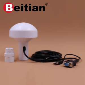 北天5V供电航海工控机DB9 RS232蘑菇头壳GPS+北斗接收器 BM-583DU