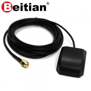 GPS+北斗2代双模强接收信号SMA头高增益外置有源天线 BD-143AJ