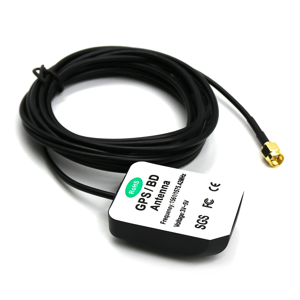 GPS+北斗2代双模强接收信号SMA头高增益外置有源天线 BD-143AJ