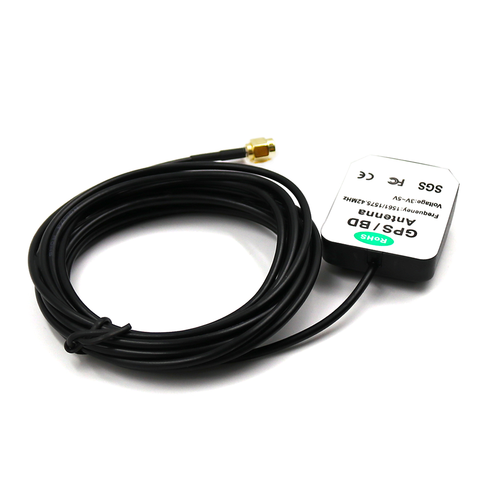 GPS+北斗2代双模强接收信号SMA头高增益外置有源天线 BD-143AJ