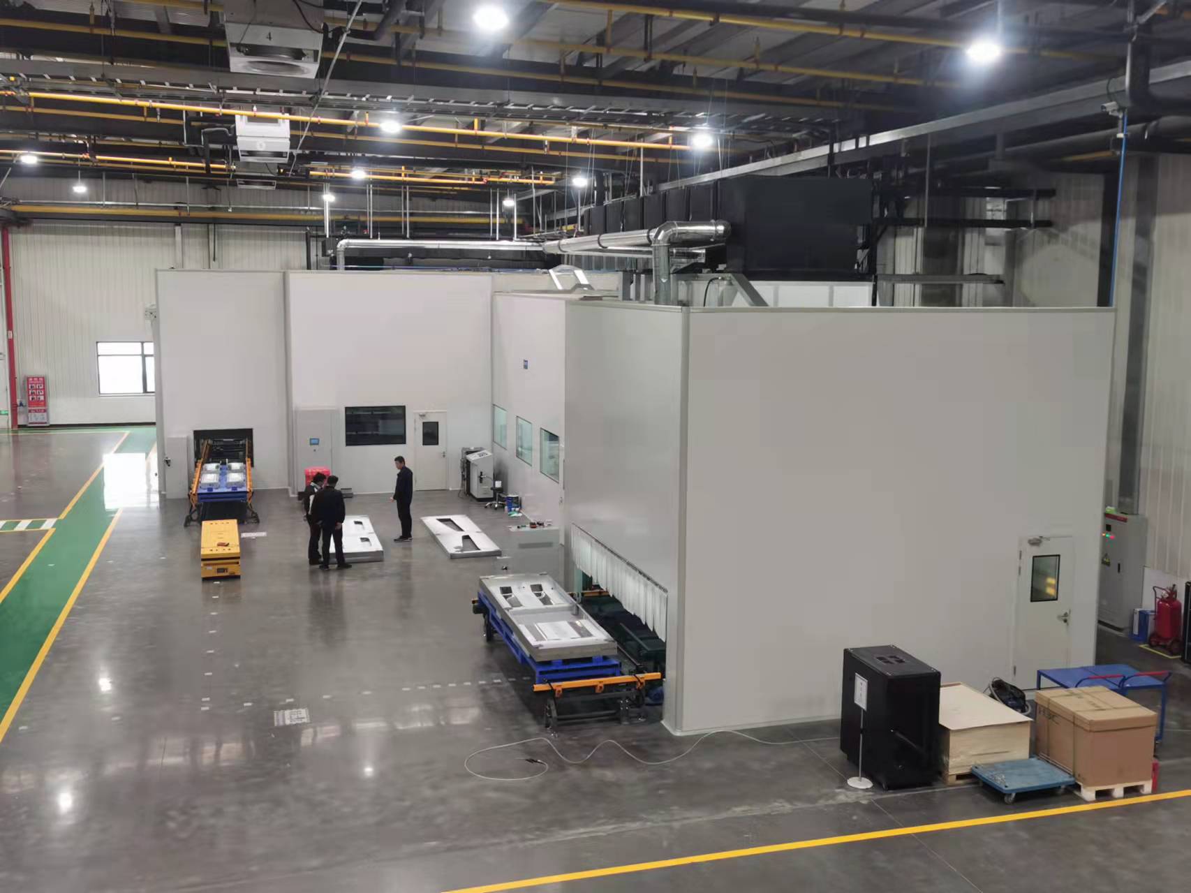 无人机部件自动喷漆线